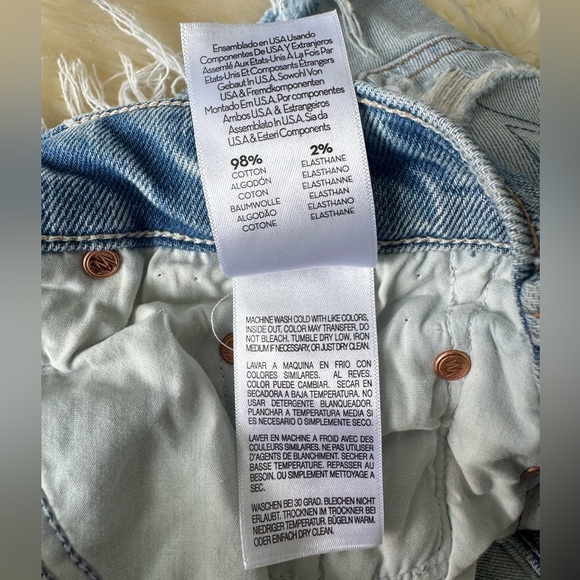 MOTHER SUPERIOR The Tomcat Kick Fray Shorts in True Confessions - Size 28 - Picture 12 of 16